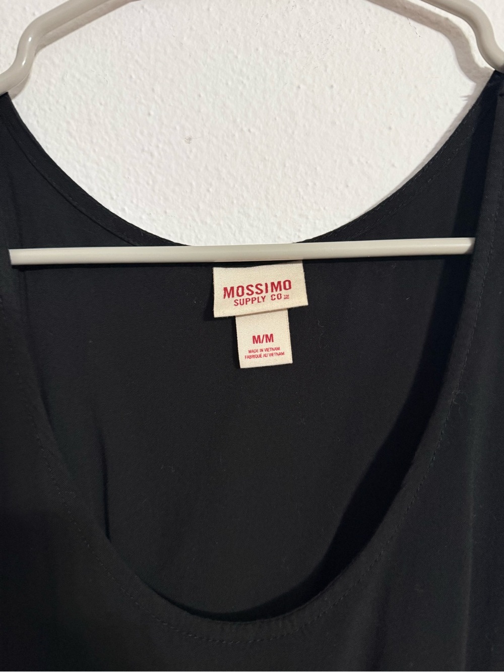 ☀️ Mossimo Supply Co. •  Black Sleeveless Midi Tank Dress • Women’s Small - Picture 5 of 12